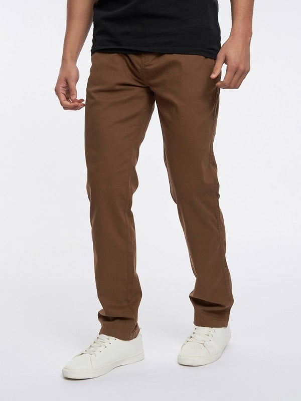 Crosshatch Roysden Chinos Cinnamon