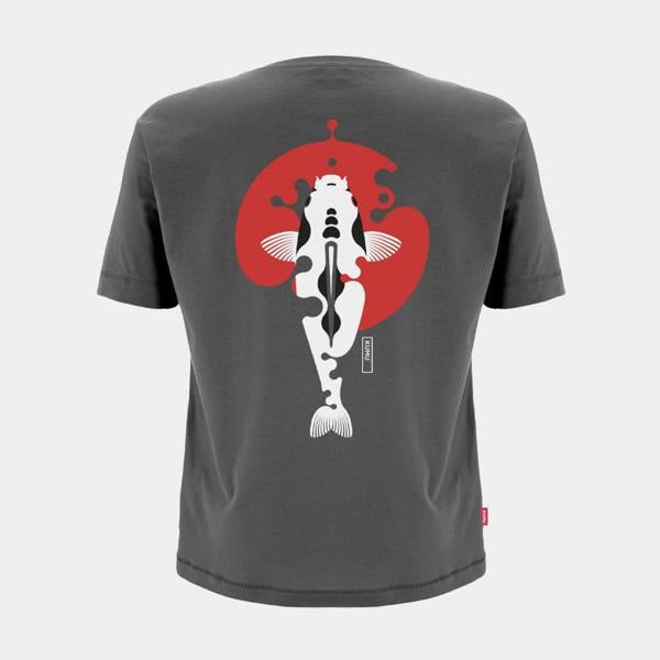 Kumu Rising Sun Tee Grey