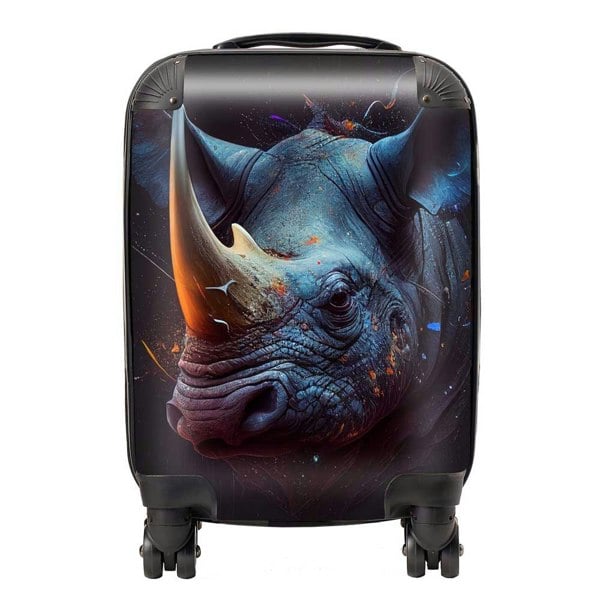 Warren Reed Rhino Face Splashart Suitcase