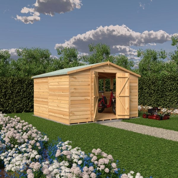 Shire Overlap Double Door 10x10 Economy Storage Shed