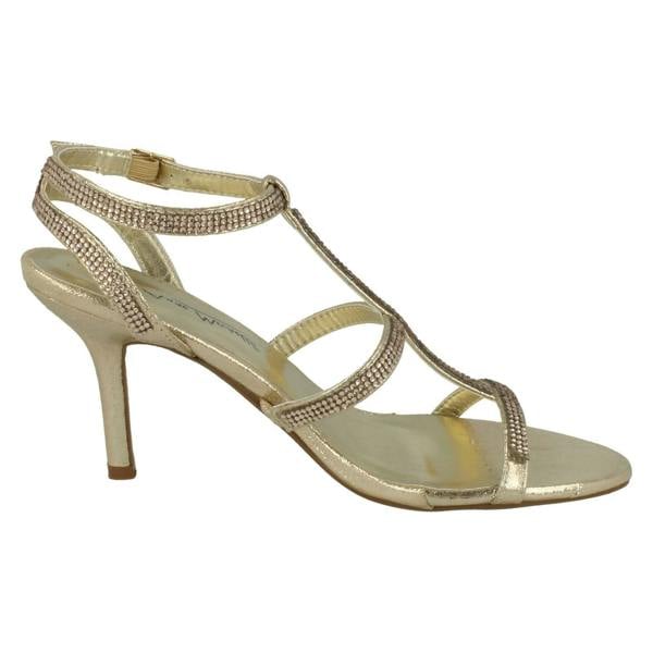 Anne Michelle Ladies Anne Michelle Bar Strap Heeled Sandal