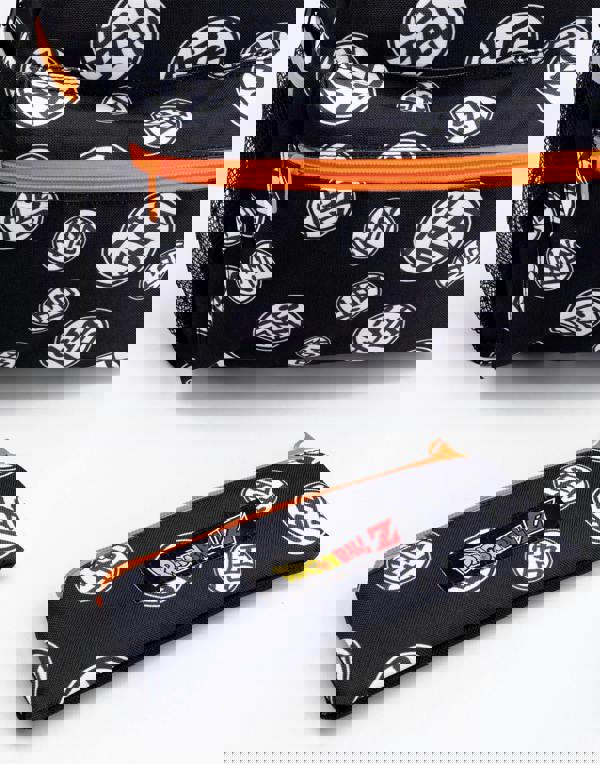 Dragon Ball Z Boys Black Goku 4 Piece Backpack Set