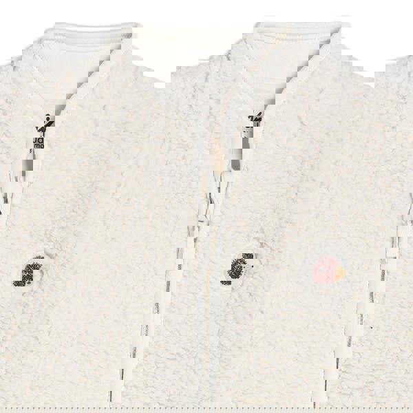 Baby Unisex Soft Fleece Jacket, Cream - Minicuddles