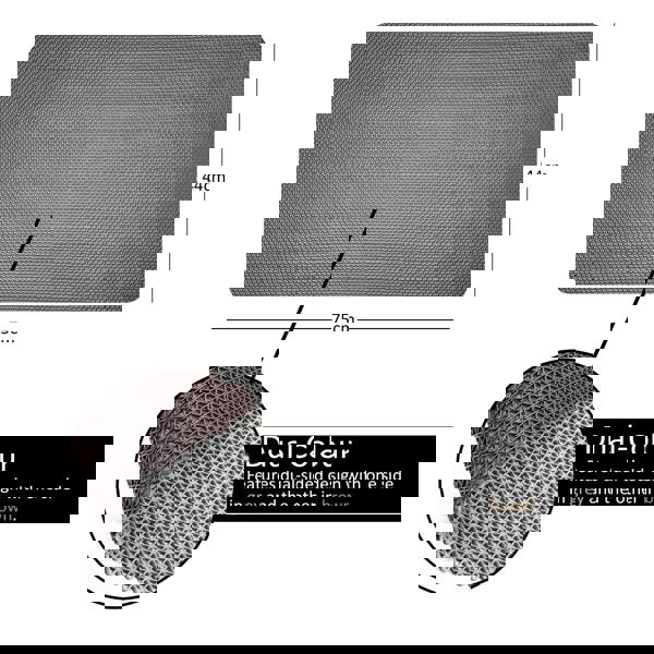 Nicoman Reversible Dual-Colour PVC Shower Bathroom Anti slip Mat