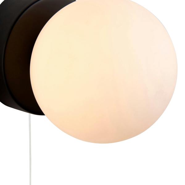 Pagazzi Lighting Toronto Matt Black IP44 Wall Light