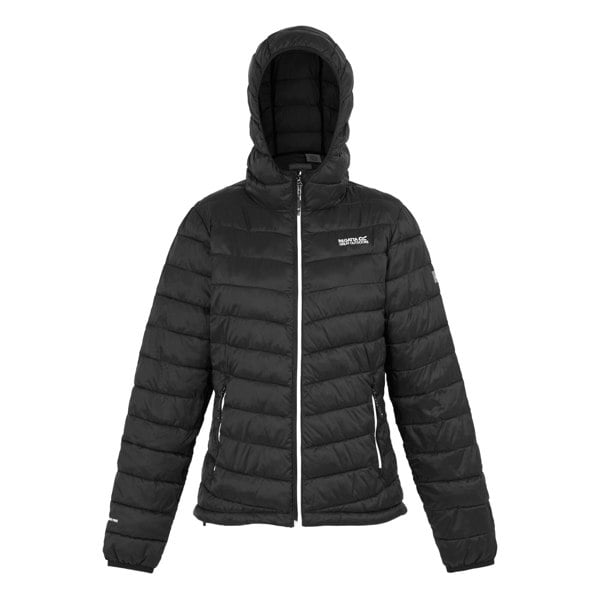 Regatta Women's Hillpack II Hooded Jacket - Black/Seal Grey