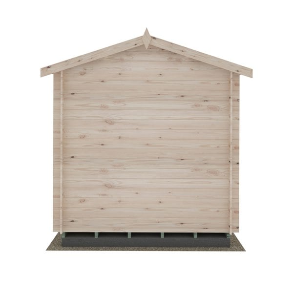 Shire Crinan 7x7 Log Cabin 19mm interlock  Cladding - Best Shed