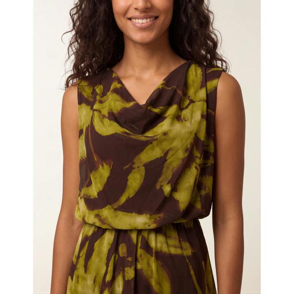 Blue Vanilla Sleeveless Cowl Neck Dress