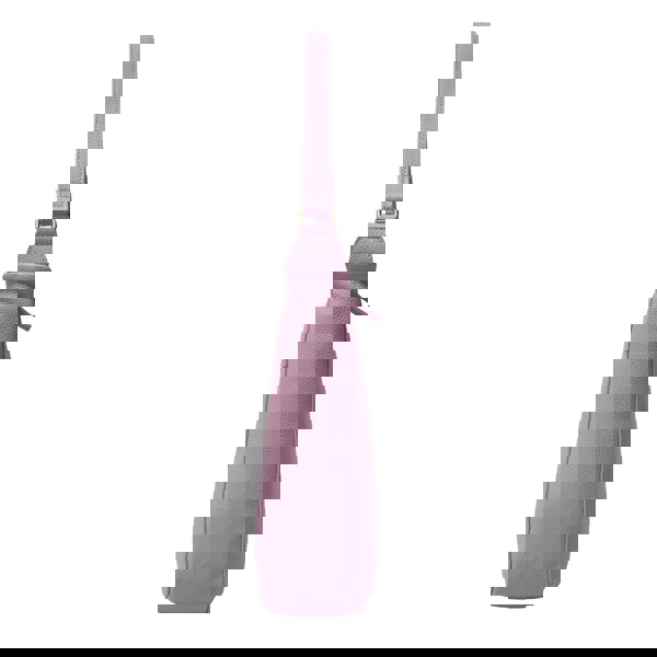 Assots London 'BIANCA' Pale Pink Pebble Grain Leather Slouchy Hobo Bag