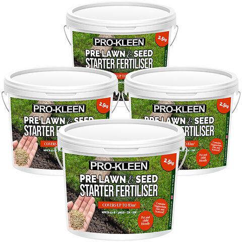 ProKleen Pro-Kleen Pre Lawn & Seed Starter Fertiliser - Phosphorus Rich Formula with Nitrogen, Potassium & Magnesium Oxide 10kg