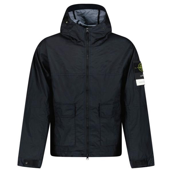 Stone Island Membrana 3L TC Hooded Jacket Navy - chancefashionco