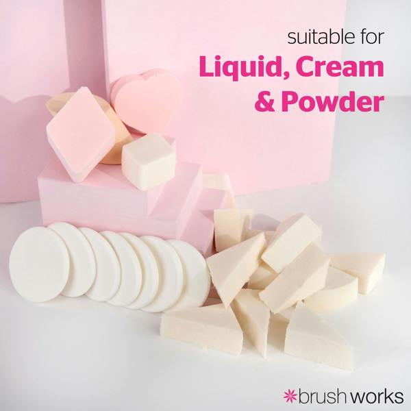 Brushworks Assorted Makeup Sponges