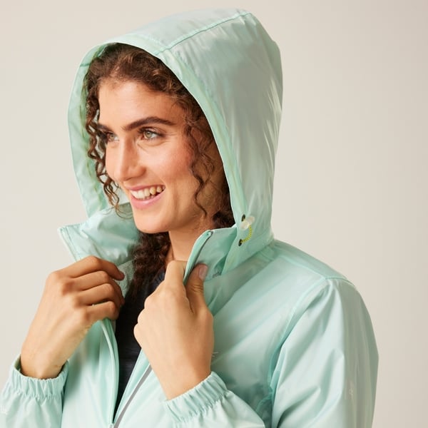 Regatta Corinne IV Waterproof Packaway Women's Jacket - Bleached Aqua