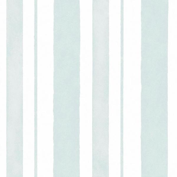 Shabby Chic Rachel Ashwell Watercolour Stripe Wallpaper | Blue