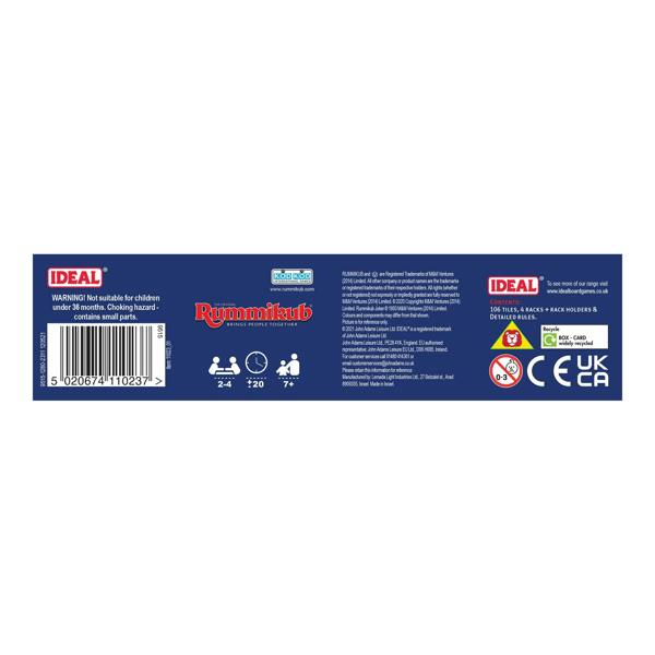 IDEAL Rummikub Game with Mini Pouch