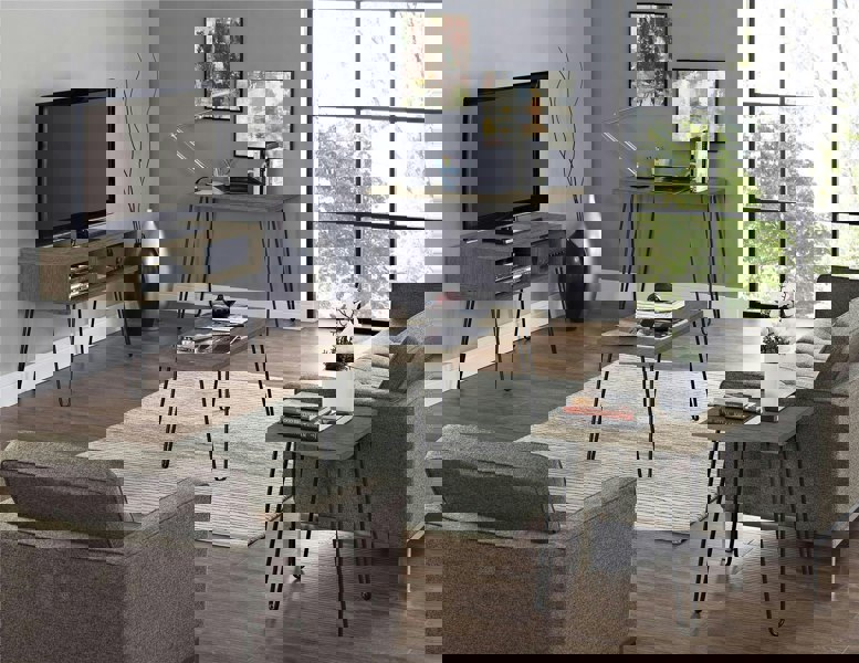 Dorel Home Owen Retro TV-Stand Walnut look