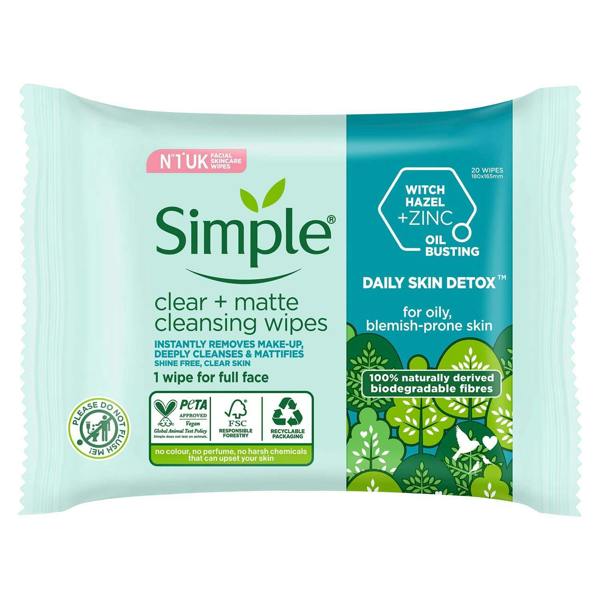 Simple Cleansing Wipes Quad Bundle Sensitive Skin