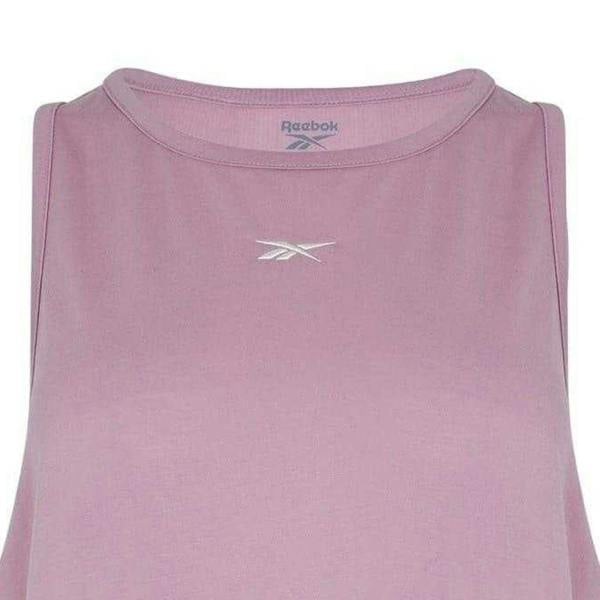 Reebok Womens/Ladies Smooth Crew Neck Sleeveless Maternity Tank Top - Pink - 