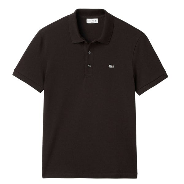 Lacoste Mens Piqué Stretch Slim Polo Shirt - Black