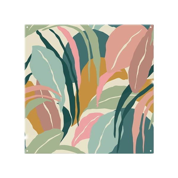 Benjamin Tate Design Artistic abstract leaves Designer Splash Back