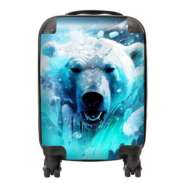 Warren Reed Polar Bear Face Splashart Suitcase