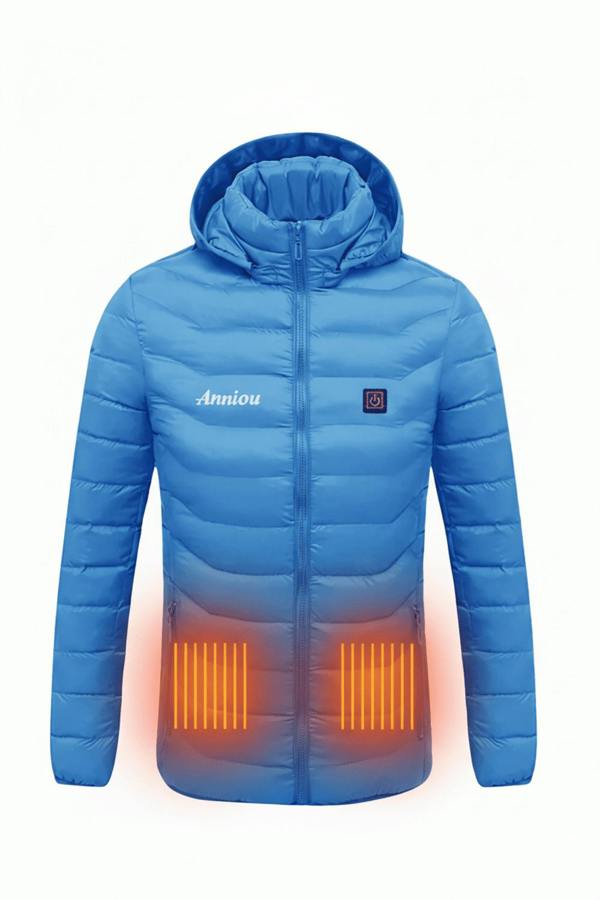 Anniou Single Button Heated Down Jacket