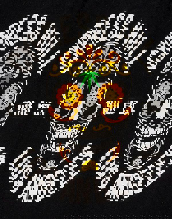 Cypress Hill Mens Black Band Logo Short Sleeved T-Shirt