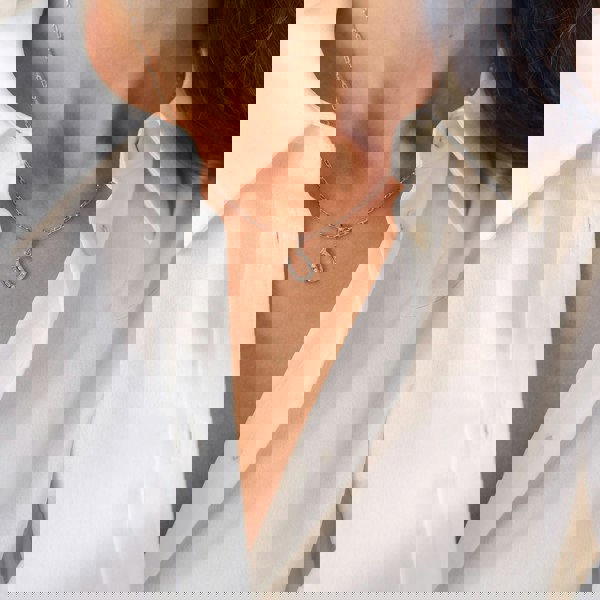 Gold Trip Horseshoe Charm Necklace