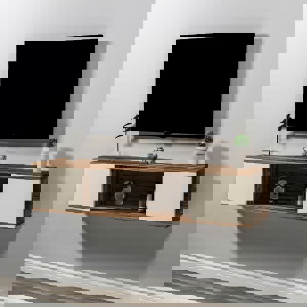 Destina Home Alfie Floating TV Stand with Shelves