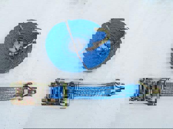 Ratchet Straps 35MM 6M 2T X1 (Tie Down Cargo Heavy Duty Truck Lorry Lashing Claw Hook)