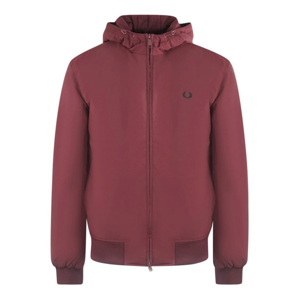 Fred Perry Oxblood Hooded Brentham Jacket - Burgundy