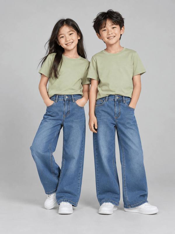 Childsplay Kids Oversized T-Shirt in Green