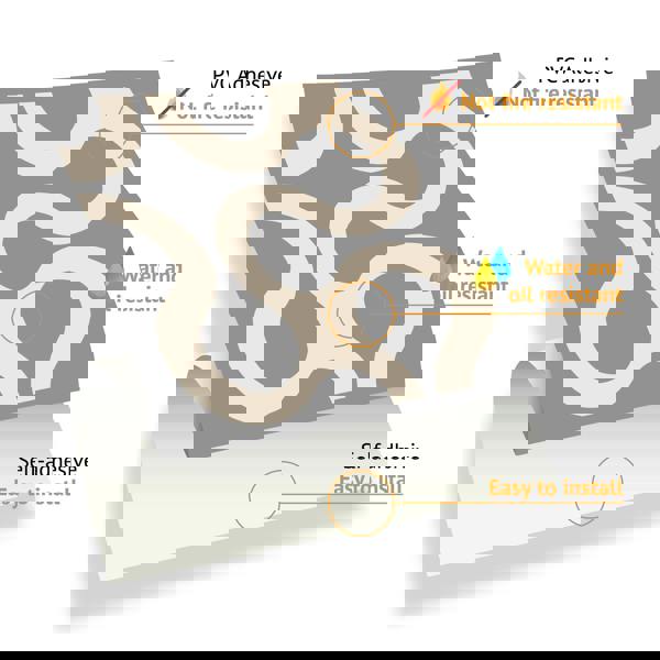 WT1546 - Kansas Baby Rose and Pastel Green Wall Tile Sticker Set - 15 cm x 15 cm - 24 pcs