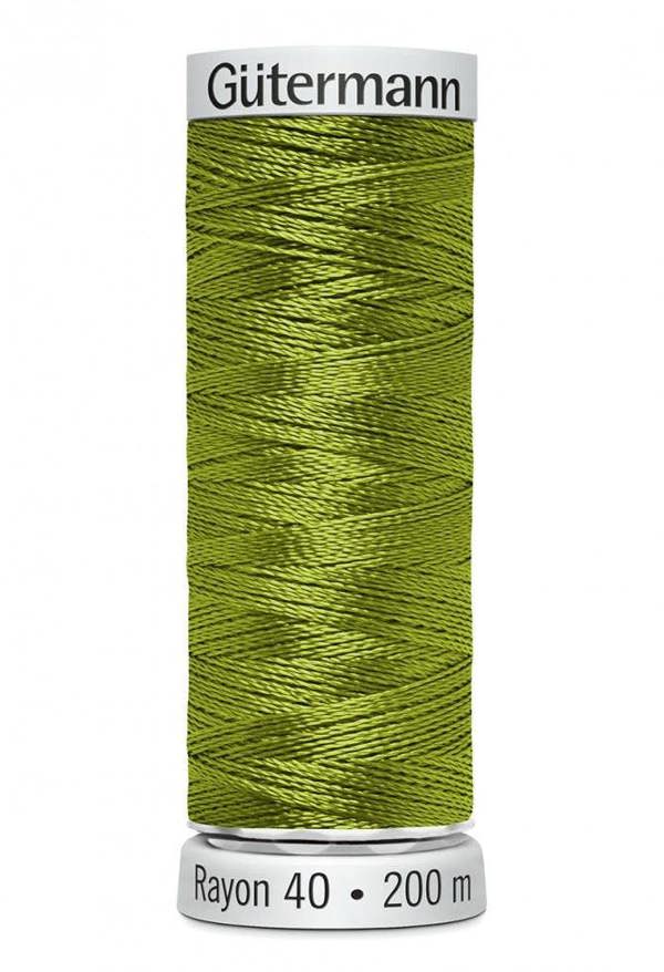 Gutermann No 40 Sulky Rayon Embroidery Thread 200m Rayon Thread Suitable For Embroidery