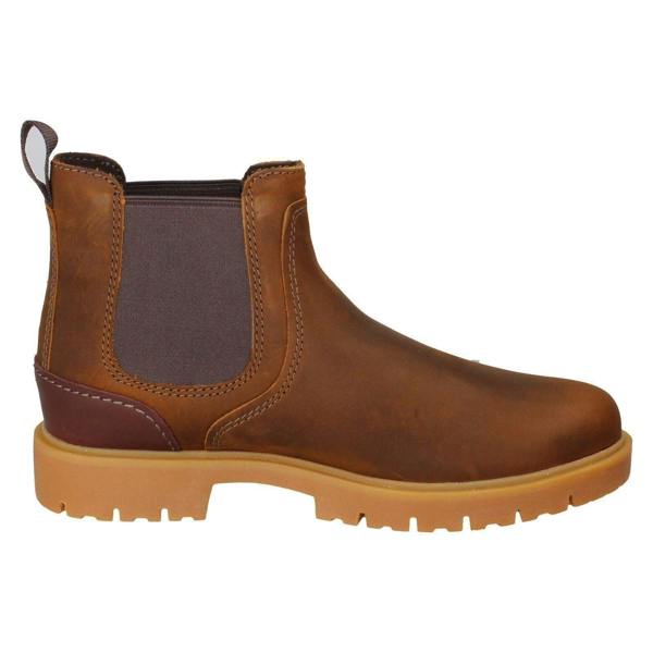 Clarks Mens Clarks Leather Smart Chelsea Boot Rossdale Top