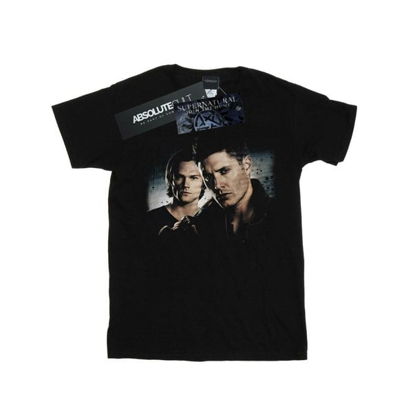 Supernatural Mens Sam And Dean Poster T-Shirt - Black