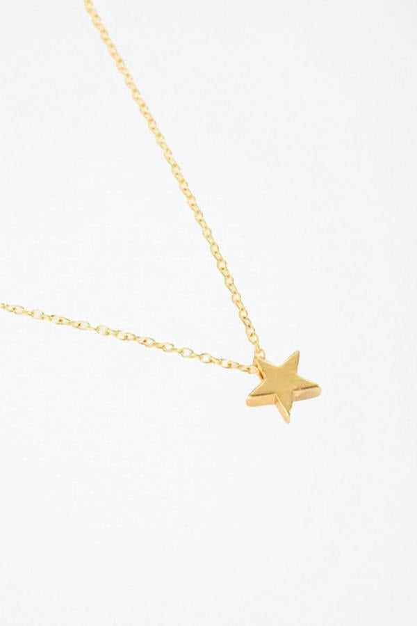 Serla Gold Plated Star Necklace