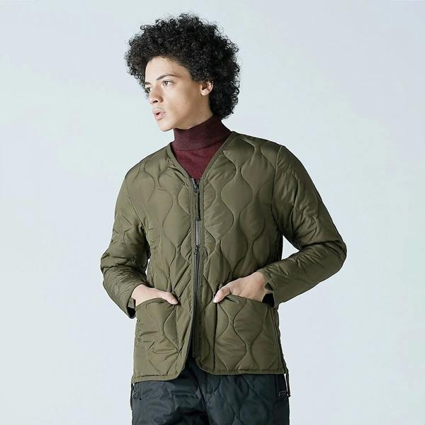 TAION Military V Neck Ripstop Down Jacket
