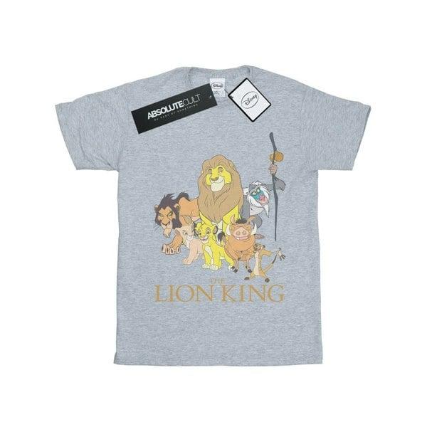 Disney Mens The Lion King Group T-Shirt - Sports Grey