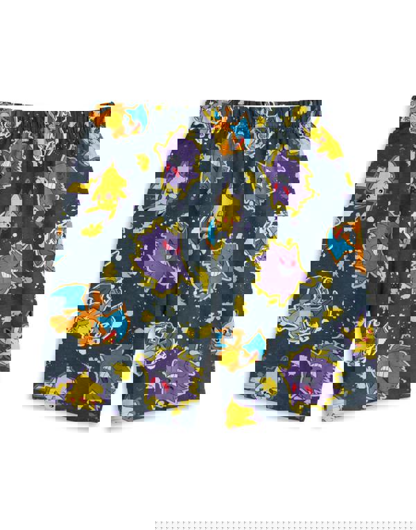 Pokemon Boys Multicoloured Multi Character Multi-Pack of 2 Short Sleeve Short Leg Pyjama Set