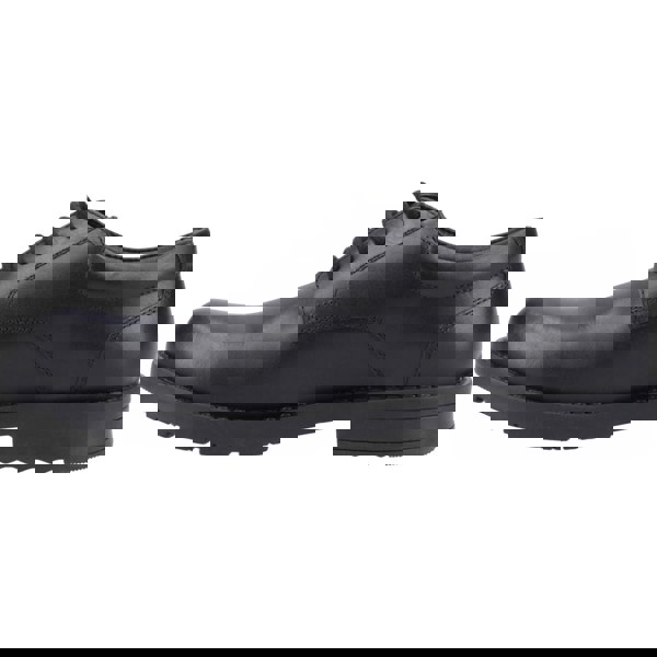 Hush Puppies Bruno Senior Leather Boys's Black Derby Shoes