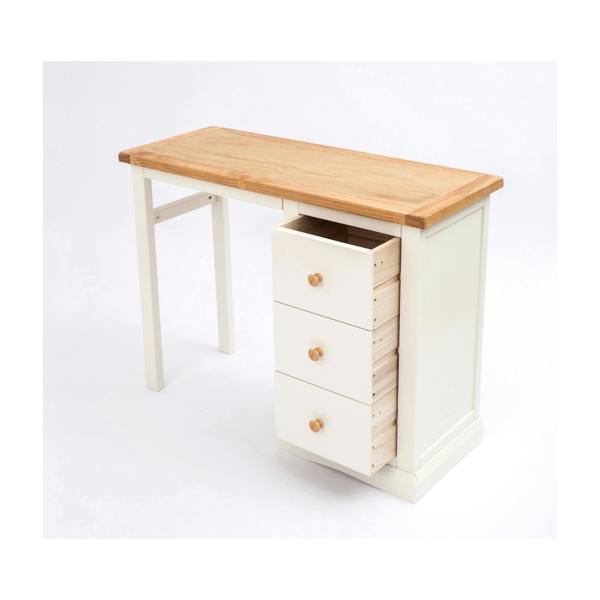 Cabinet Bits Castelli 3 Drawer Desk - Dressing Table Wood Knob