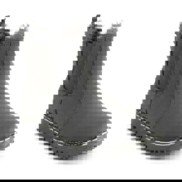 VIVA Polar Womens Chelsea Winter Boots - Faux Fur Lined Nubuck Ankle Boots