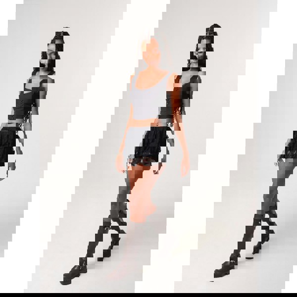 Pink Vanilla Lace Ruffle Micro Shorts