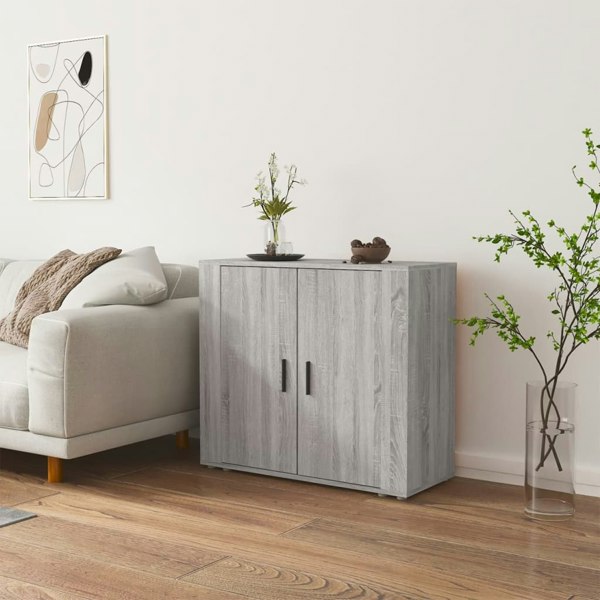 Berkfield Sideboard Grey Sonoma 80x33x70 cm Engineered Wood