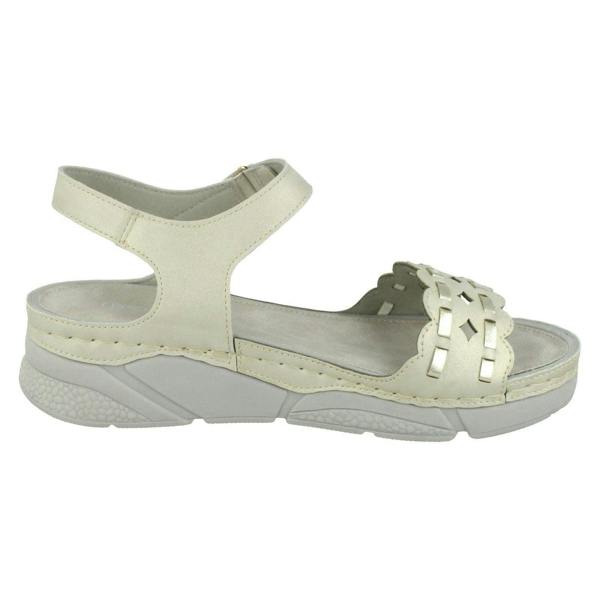 Spot On Ladies Spot On Mid Wedge Sandals F10944