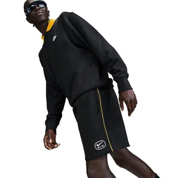 Nike Mens Air Bermuda Sweat Shorts - Black - 