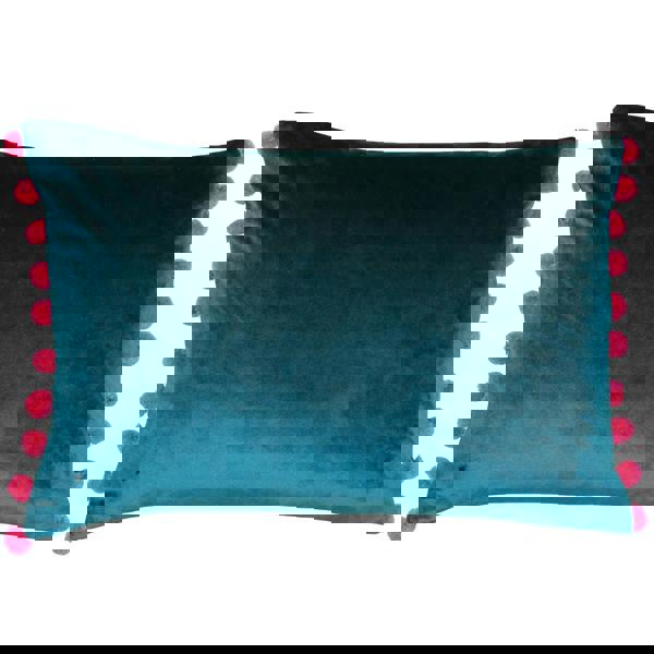 Paoletti Fiesta Rectangle Cushion Cover - Teal/Berry