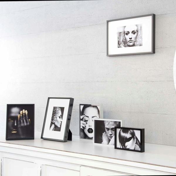 nielsen Alpha Aluminium Picture Frame - Black Oak