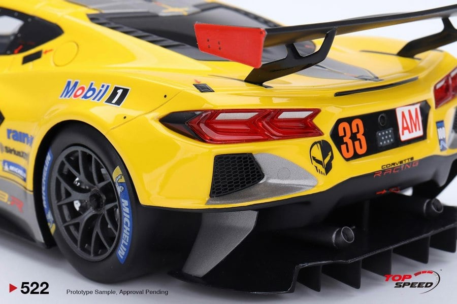 TSM Chevrolet Corvette C8.R #33 2023 Le Mans 24 Hrs LM GTE AM Winner 1:18 TSM TS0522